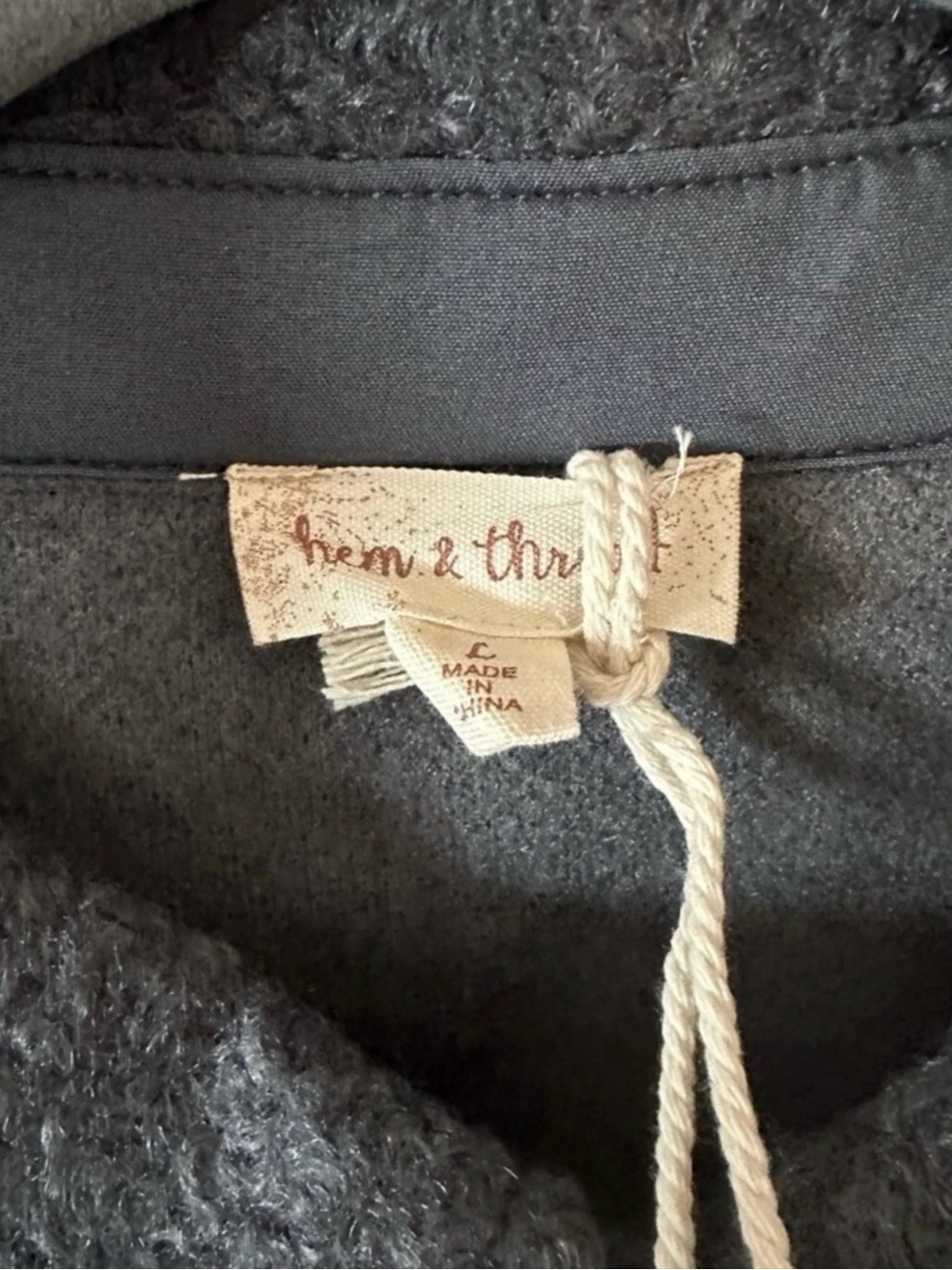 Hem and Thread Jacket - Picture 2 of 4